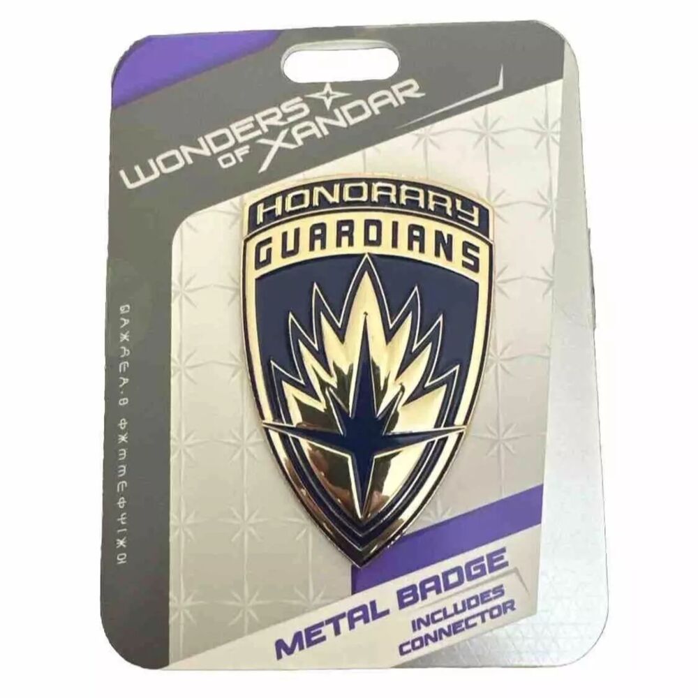 2023 Disney Parks Epcot Guardians Of The Galaxy Gold Metal Honorary Badge New